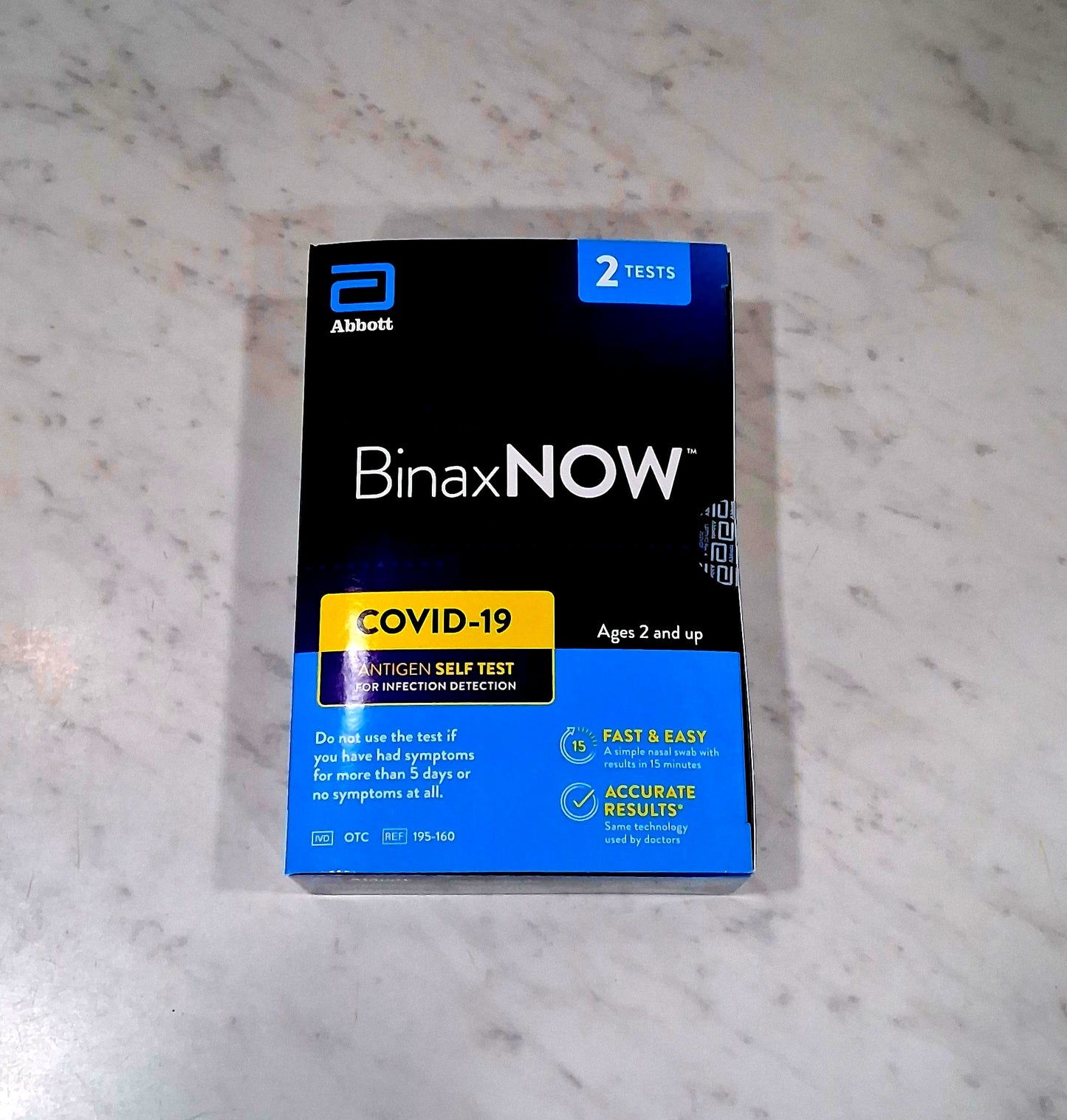 2 / BinaxNOW ANTIGEN Test kits