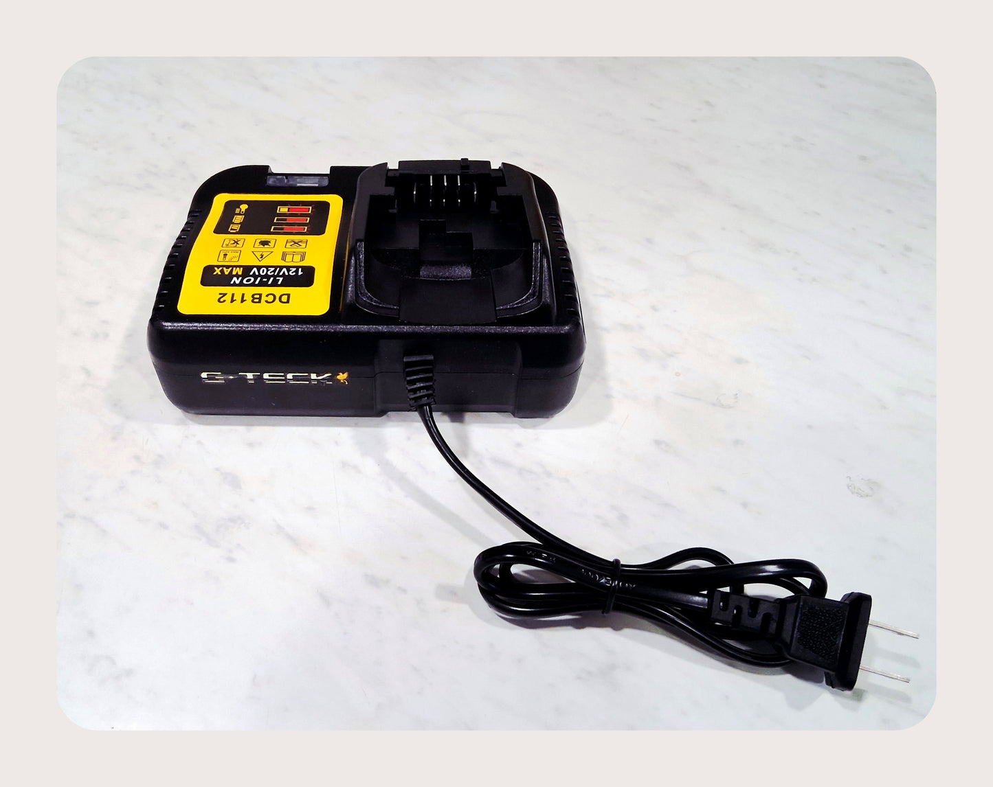 Dewalt compatible battery charger by G-TECK