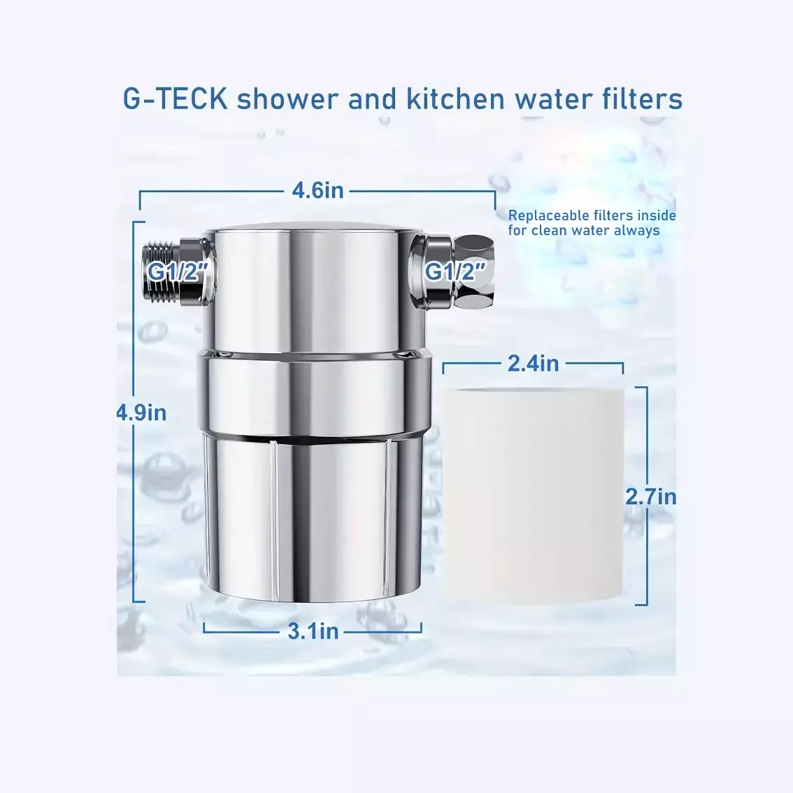 Hi-Pressure kitchen faucets and Shower Filter