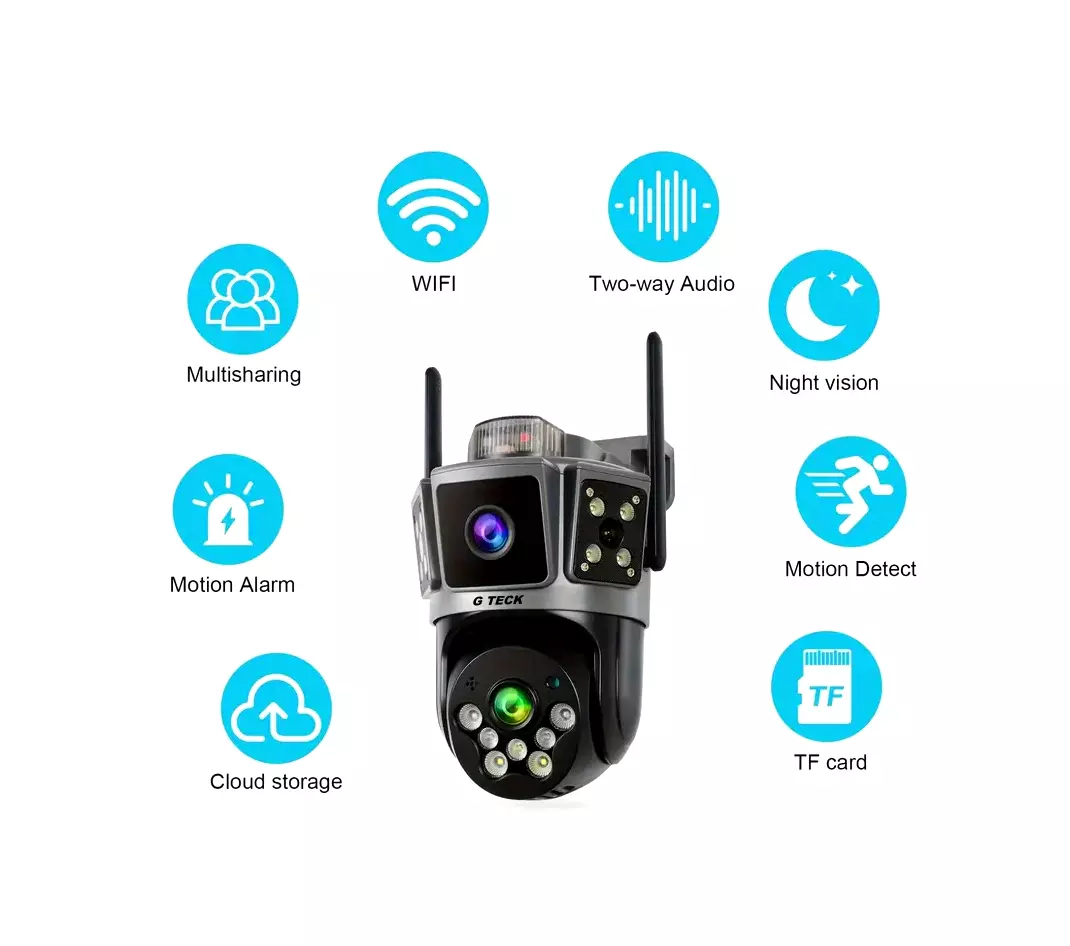 GT Outdoor Dual lens Inteligent security camera