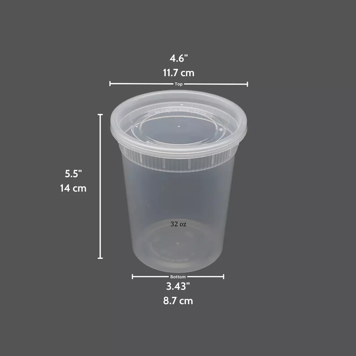 Fit Meal prep 32-oz with lid