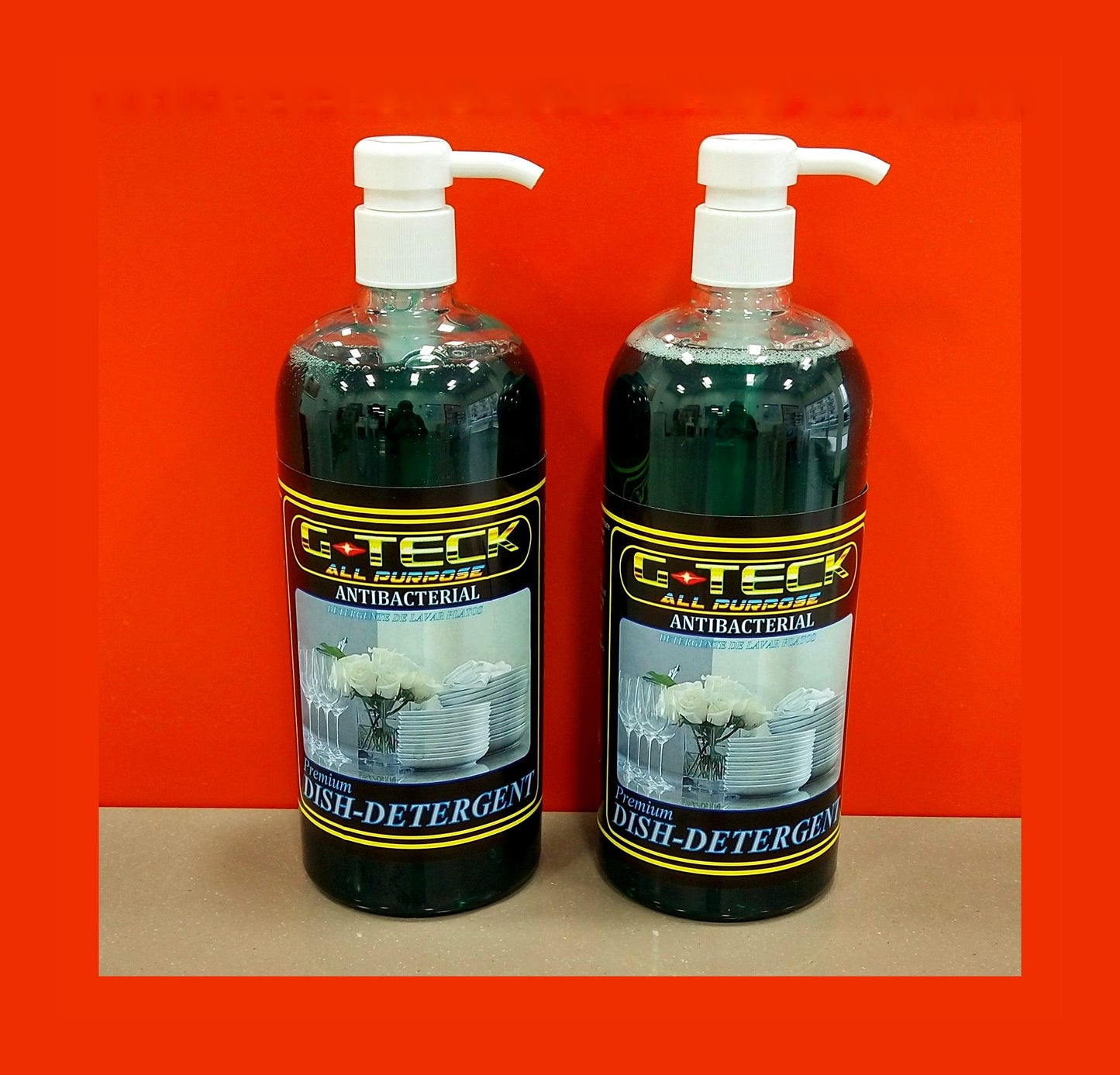 32 oz Clear empty Pet bottle with pump