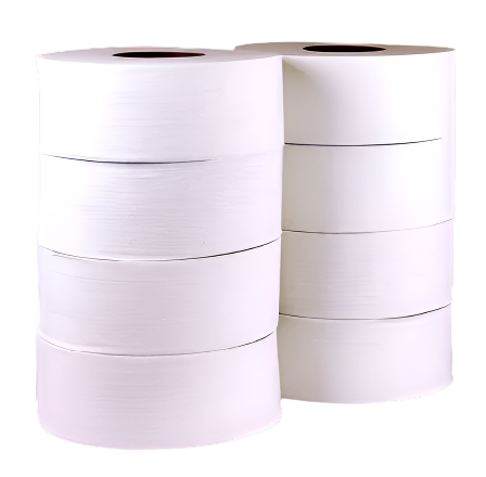12 Soft Degradable Jumbo Roll Toilet Tissue