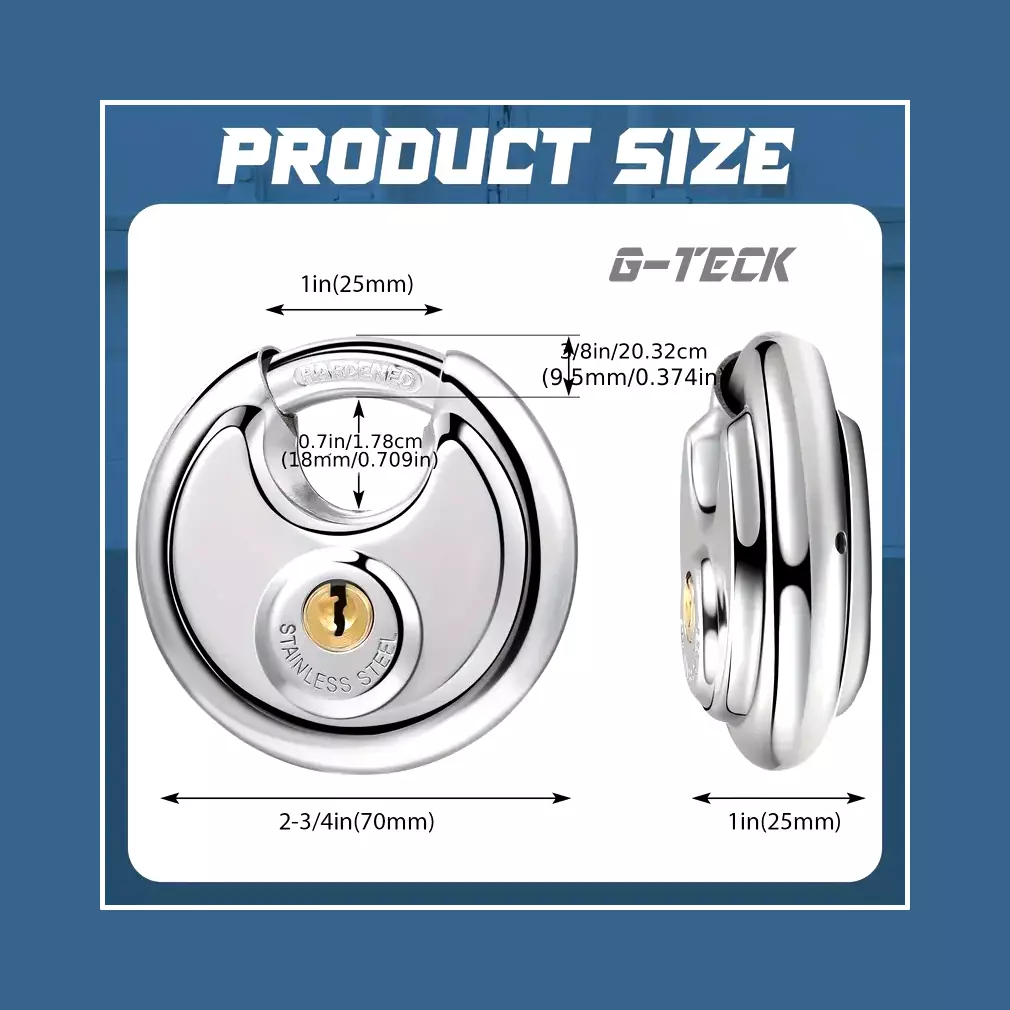 One pair Stainless steel padlocks