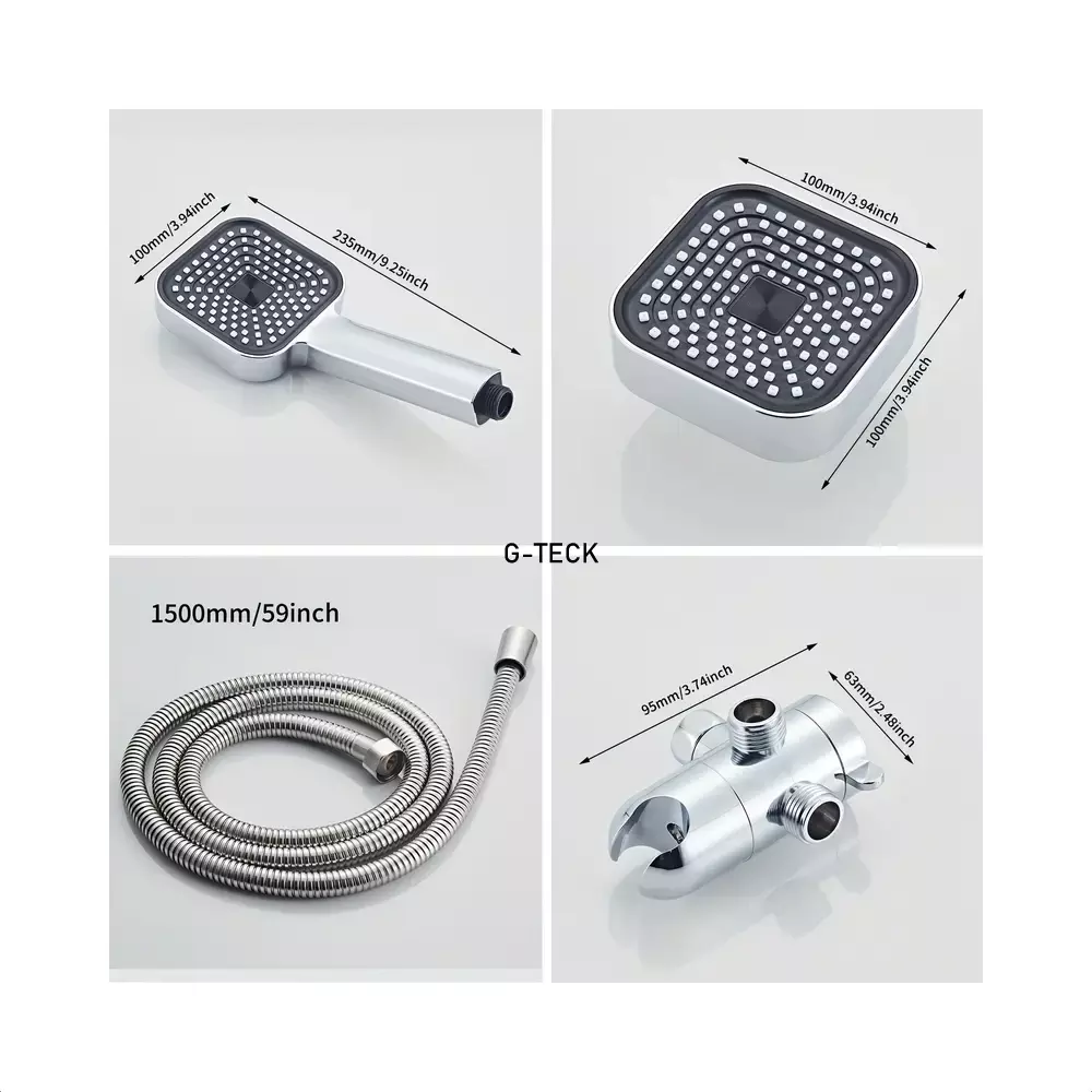 shower head with handheld shower