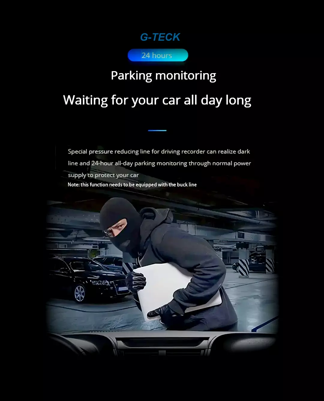 Vehicle Dual lens camara 3.16" DVR