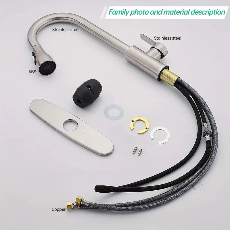 G-Teck Stainless steel Kitchen faucet