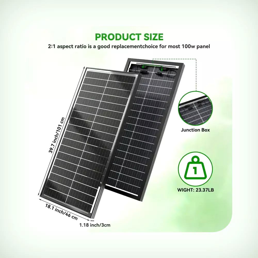Monocrystalline Double sided solar panels