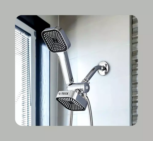 shower head with handheld shower