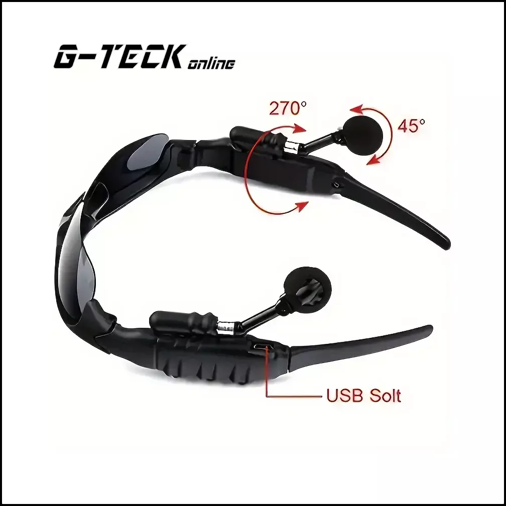 G-Teck Rechargeable intelligent glasses / Hands-free call