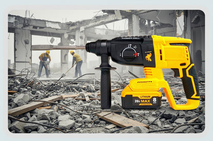 G-TECK CORDLESS HAMMER DRILL
