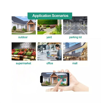 GT Outdoor Dual lens Inteligent security camera