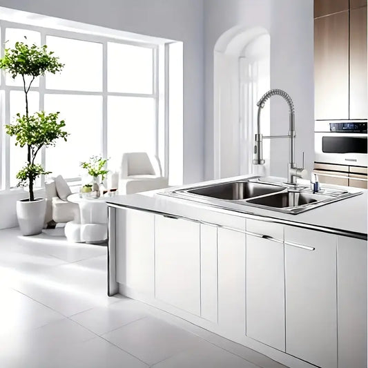Kitchen and laundry faucets