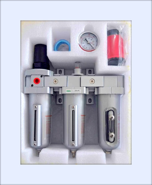 1/2" NPT Heavy duty 3 stage filter regulator