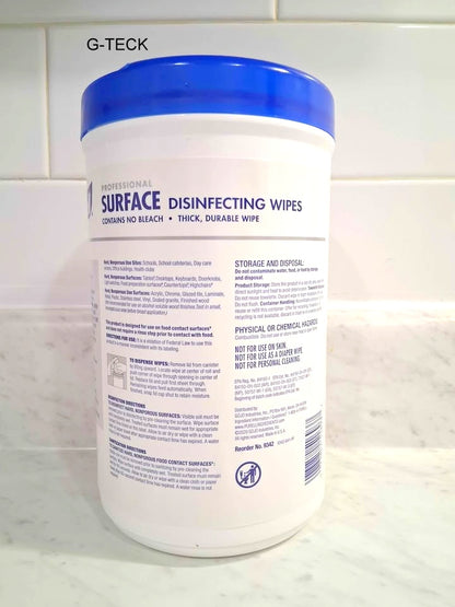 6 x 1 case Purell surface disinfecting wipes 110 CT