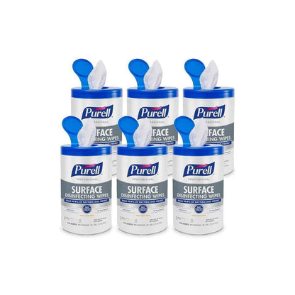 6 x 1 case Purell surface disinfecting wipes 110 CT