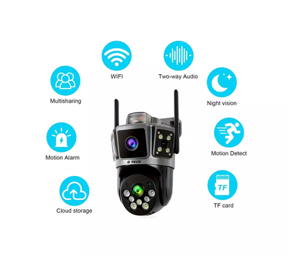 GT Outdoor Dual lens Inteligent security camera
