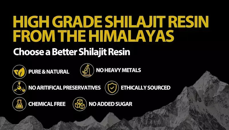 Authentic Himalayan Shilajit 600mg