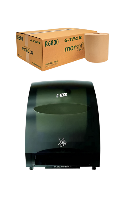 Automatic Paper Dispenser and Morsoft Paper Towels