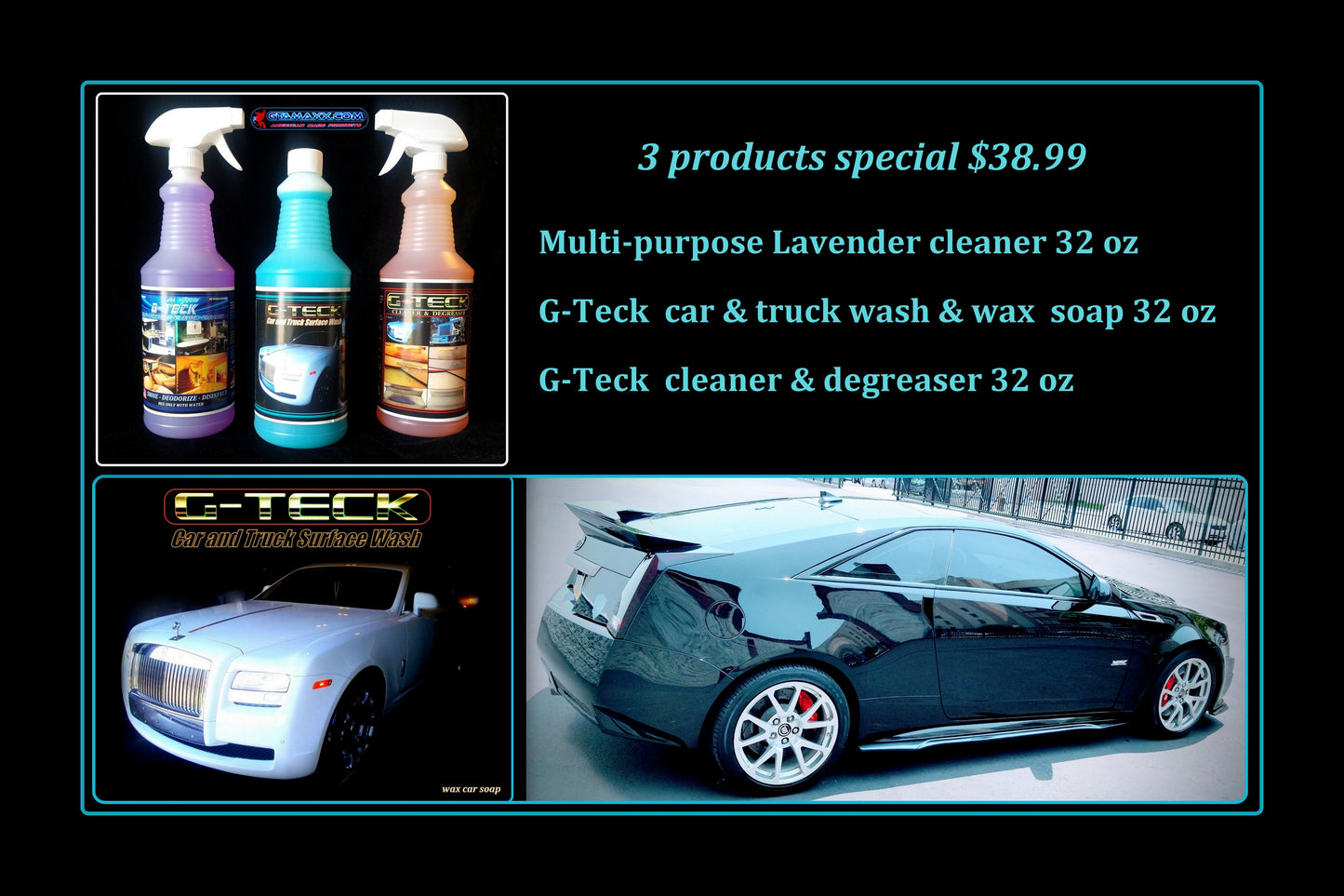 3/32 oz Perfect Vehicle detailer combo