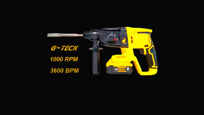 G-TECK CORDLESS HAMMER DRILL