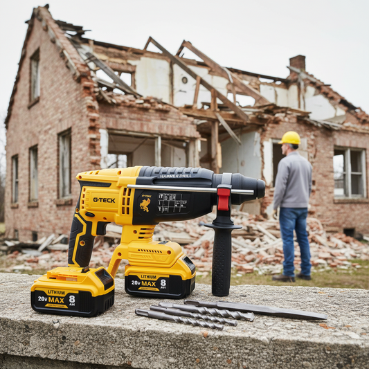 G-TECK CORDLESS HAMMER DRILL