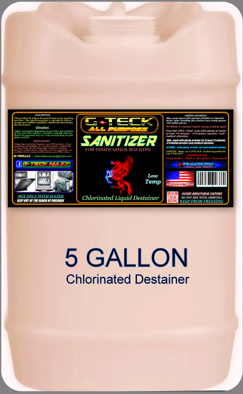 G Teck Dishwasher Chlorinator Sanitizer