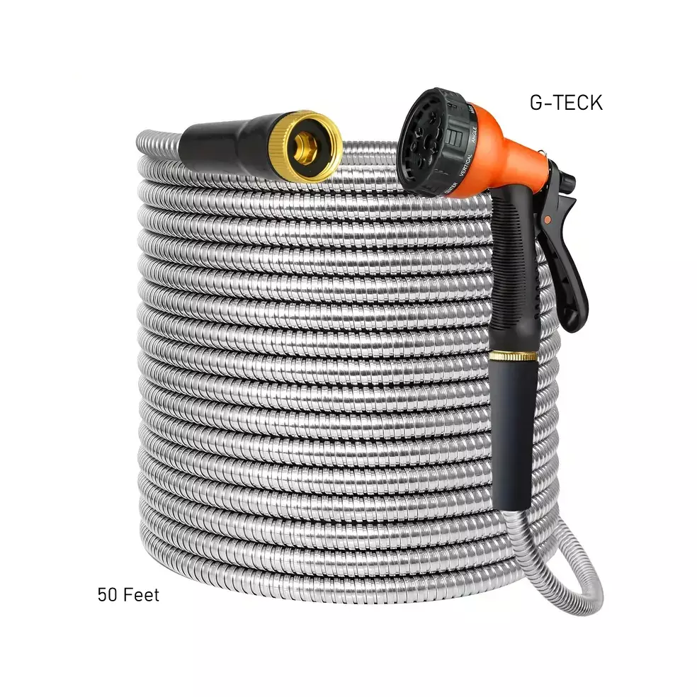 Stainless steel garden water hose