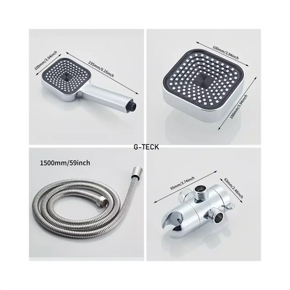 shower head with handheld shower