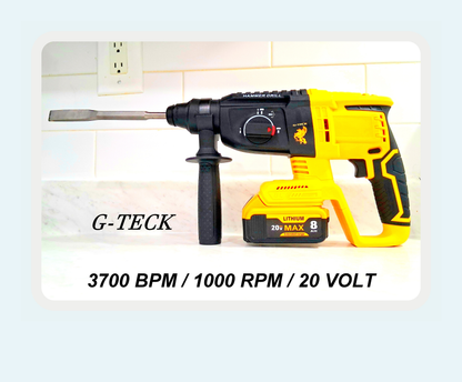 G-TECK CORDLESS HAMMER DRILL