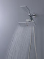 G-TECK Rectangular Double shower head with handheld
