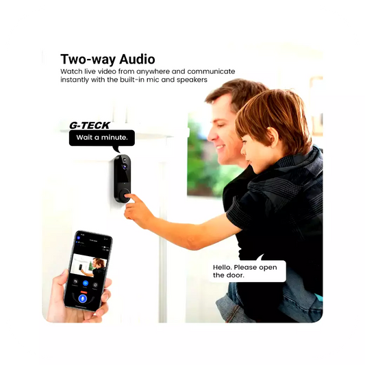 AI powered Video doorbell with chime 1080P
