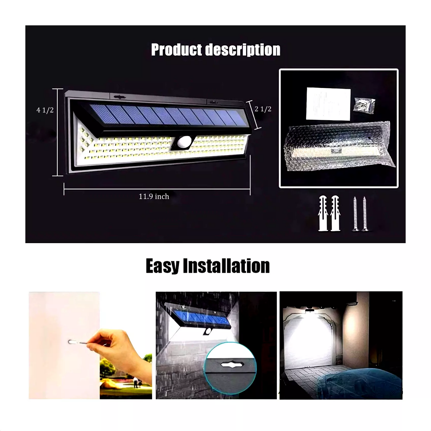 LED Outdoor solar Lamps