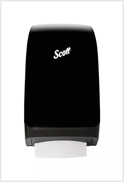 C FOLD WHITE PAPER TOWEL DISPENSER