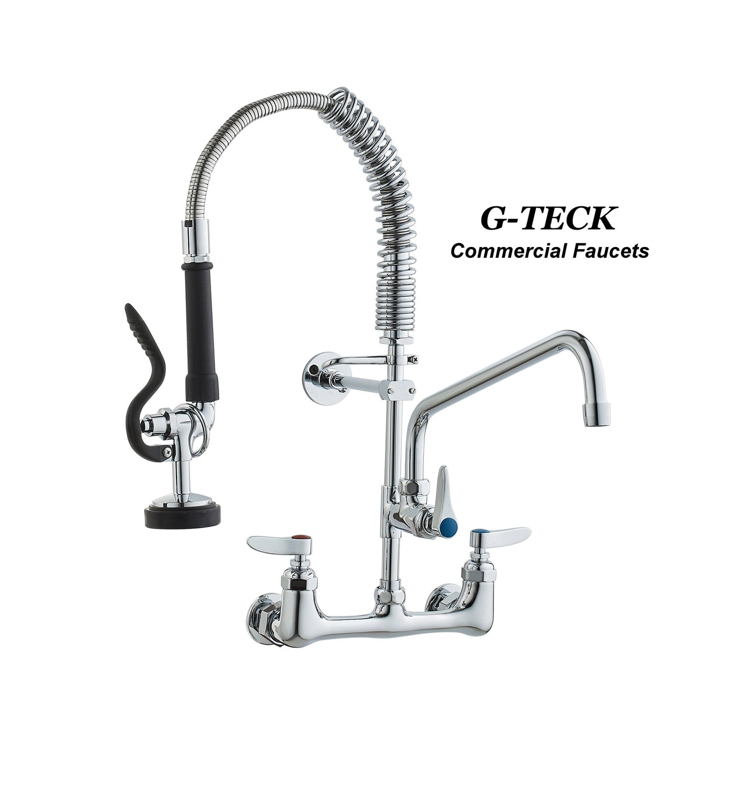Wall mounted kitchen faucet for restaurant